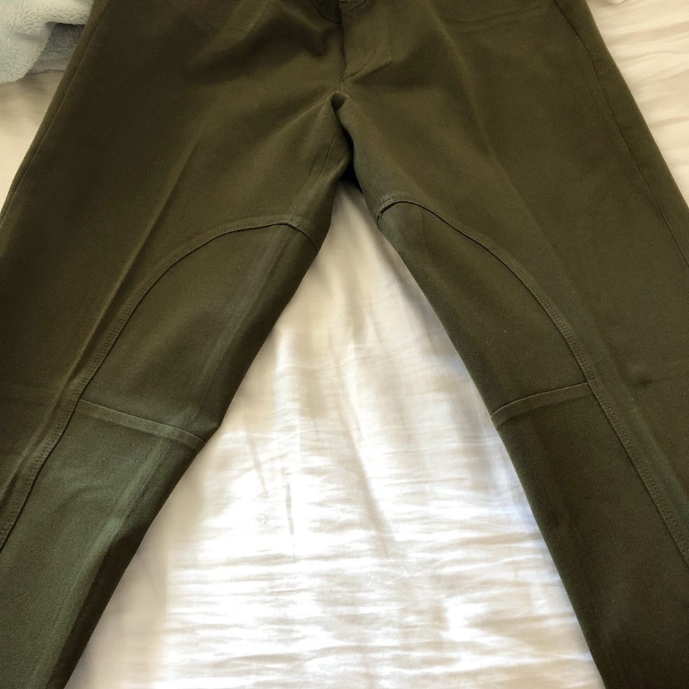 Olive colored pants